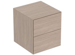 4025410630438 - - Geberit one - Seitenschrank 45x49x47 cm 2 Schubladen Eiche 505077005