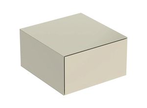 4025410630490 - - Geberit one Seitenschrank mit einer Schublade 45x245x47cm 50507800 Farbe sand-grau lackiert hochglänzend - 505078004