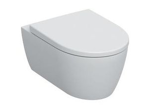 4025410870612 - iCon Set Wand-WC Tiefspüler geschlossene Form Rimfree m WC-Sitz T 53cm m Absenkautom Quick-Release Bef von oben weiß 501664001