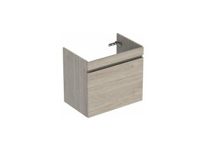 4025410905246 - Geberit Renova Plan Unterschrank für Waschtisch mit 1 Schublade 782x606x446cm 501909 Farbe Nussbaum hickory hell   Folie strukturiert