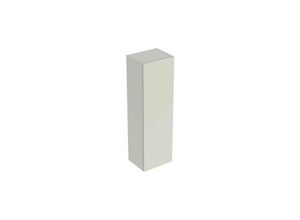 4025416354529 - - Geberit Smyle Square Mittelhochschrank 500361 36x118x299cm mit 1 Tür Farbe Sand-grau Hochglanz Lack - 500361JL1