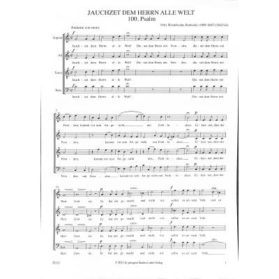 4025531521219 - Jauchzet dem Herrn alle Welt (Psalm 100)