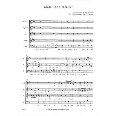 4025531552312 - Sicut locutus est (Magnificat BWV 243)