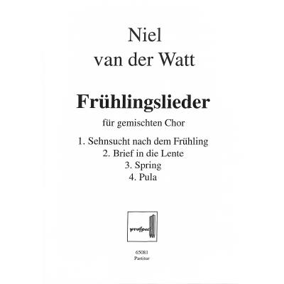 4025531650810 - Frühlingslieder