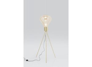4025621513186 - Stehleuchte Tripod Pear 160 cm Skulpturale Stehlampe mit Glasschirm 51318 - Kare Design