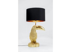 4025621515524 - Kare Design - Tischleuchte Toucan Gold handgefertigte Dekolampe 51552