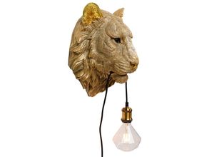 4025621527107 - Animal Tiger Head Wandleuchte mit Stecker