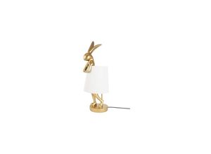 4025621534747 - KARE Tischleuchte RABBIT 50 cm gold   weiß