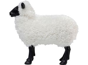 4025621537410 - Dekofigur Deko Figur Bathilde Weiß 48cm schwarz B23cm H48cm T52cm Polyresin Dekofiguren