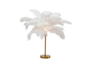 4025621537458 - Feather Palm Tischleuchte mit Federn weiß