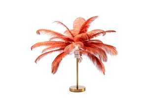 4025621545484 - Feather Palm Tischleuchte mit Federn rostrot