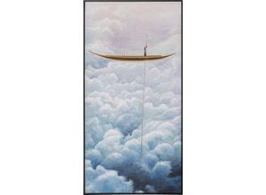 4025621549857 - KARE DESIGN Bild CLOUD BOAT (BH 60x120 cm) BH 60x120 cm bunt Kunstdruck Gemälde Wandbild