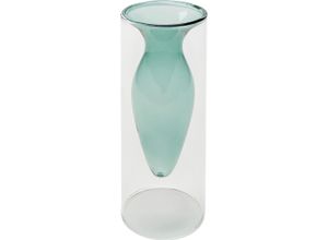 4025621554998 - KARE DESIGN Vase AMORE blau (H 20 cm) H 20 cm blau Blumenvase Blumengefäß