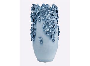 4025621604648 - Bodenvase KARE blau B25cm H50cm T25cm Vasen