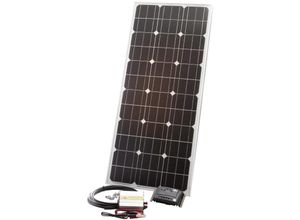 4025758104646 - SUNSET Solarmodul Stromset AS 75 72 Watt 230 V Solarmodule für den Freizeitbereich auch zum Laden von E-Bikes geeignet schwarz (baumarkt)