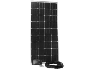 4025758104769 - SUNSET Solarmodul Stromset AS 140 140 Watt 12 V Solarmodule für Gartenhäuser oder Reisemobil silberfarben (baumarkt)