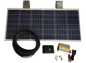 4025758542073 - SUNSET Solarmodul Spar-Stromset 65 W 230 V Solarmodule silberfarben