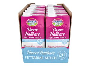 4025839043161 - Sachsenmilch Unsere H-Milch 15 % 1 Liter 12er Pack