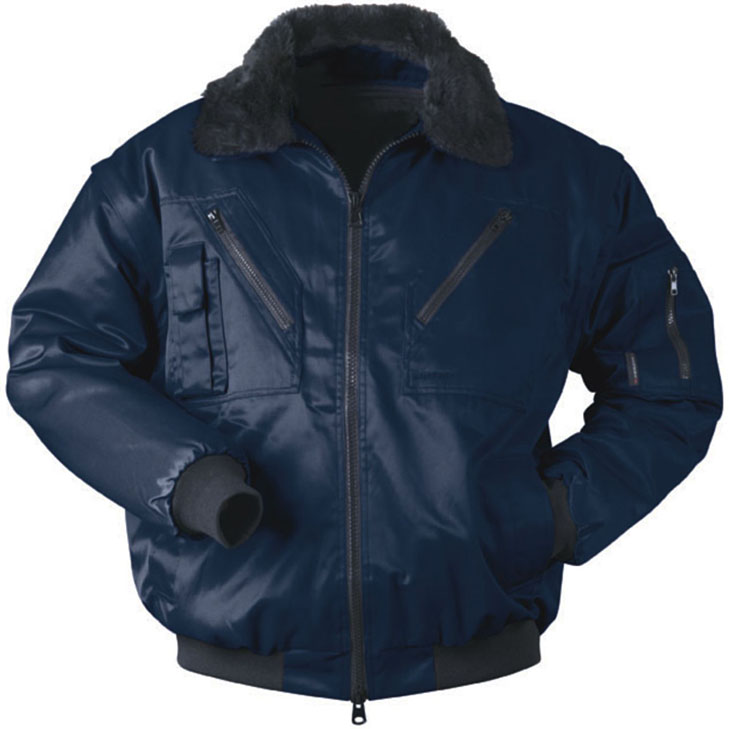 4025888055955 - Feldtmann - Arbeitsjacke   Pilotenjacke mit abnehmbaren Ärmel Gr s-xxxl 3XL marine