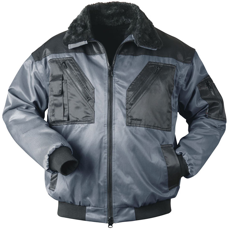 4025888145724 - Norway - tromsoe Pilot-Jacke Tex-Protector Grau Schwarz Gr1-M(50 52)