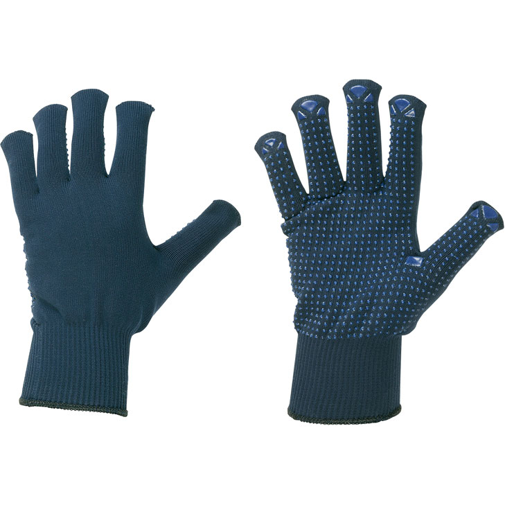 4025888160161 - Stronghand® Strick-Handschuhe HENAN EN 388 Kat II benoppt dunkelb