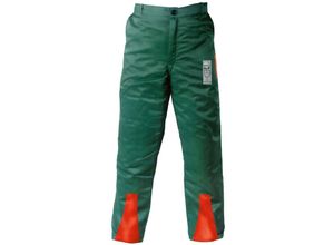 4025888161809 - KIEFER Forst Schnittschutz-Bundhose EN 381 - 5 Grün Orange Gr48