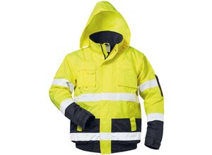 4025888207125 - Safestyle - hasso Warnschutzpilotjacke Gelb Marine ® en iso 20471 3 en 343 GrM