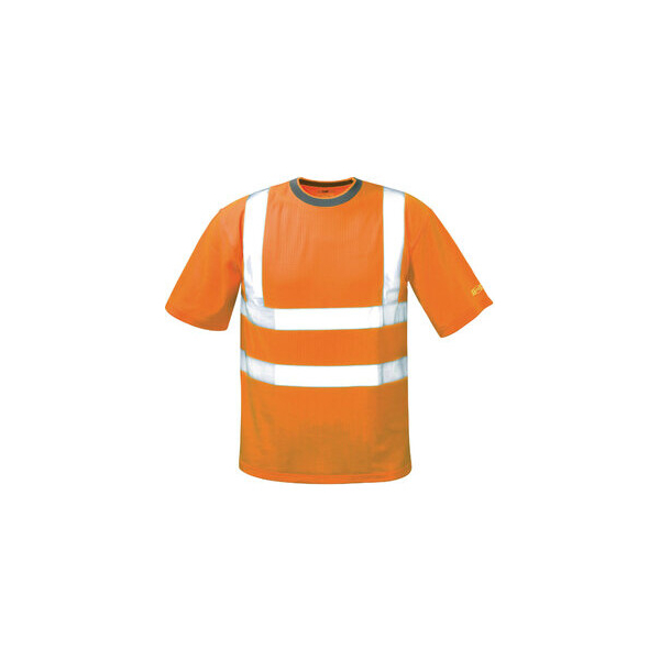 4025888211078 - T-Shirt BRIAN 75 % Polyester25 % Baumwolle Größe XL neonorange 4025888211078 Safestyle