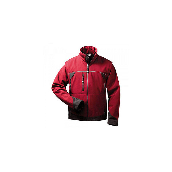 4025888216417 - Herren Softshelljacke 2-in-1 SIGMA rot Größe M 4025888216417 elysee 10005825217012