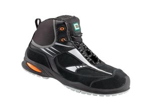 4025888234558 - - perito S3 Schnürstiefel ® Schwarz Silber - en iso 20345 S3 src Gr44