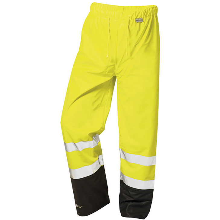 4025888248937 - NORWAY® PU-Stretch Regenbundhose DIRK EN ISO 20471 Klasse 1 EN 343 K