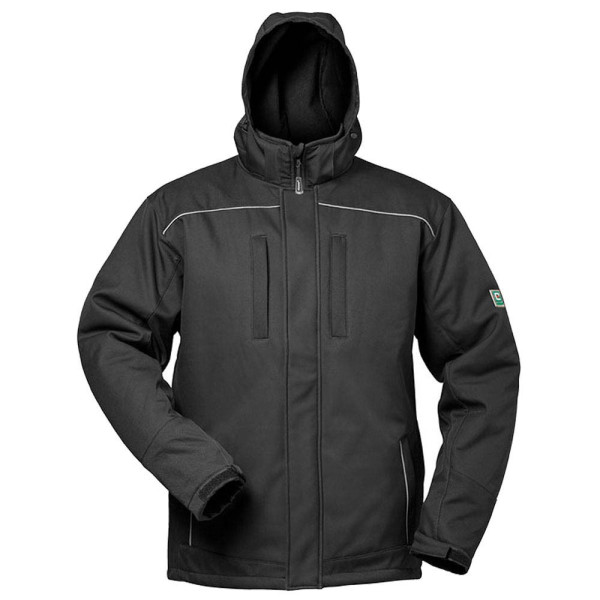 4025888255683 - unisex Softshelljacke IKAROS schwarz Größe XL