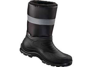 4025888258981 - Winterschlupfstiefel Skagen Größe 43 schwarz pvc   Polyamid mit Reflexstreifen - Euromax