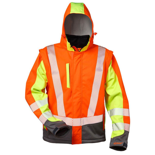 4025888259285 - unisex Warnjacke ATANAS orange gelb Größe XL