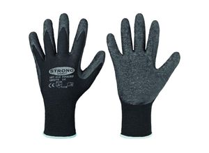 4025888267433 - Handschuhe Finegrip Gr6 schwarz EN 388 PSA II NylmSchrumpf-Lat