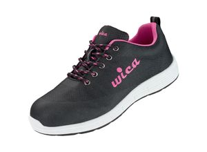 4025888274202 - MAIRA Halbschuhe Gr36 WICA® Schwarz   Pink EN ISO 20345 S1P SRA