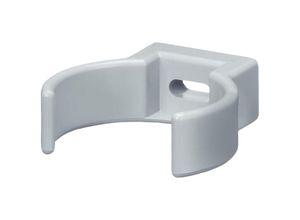 4025954008083 - Rohrschelle Clip pvc-u Fallrohrschelle Dachrinnenzubehör einfache Montage Made in Germany - dn 50 1 Stück Grau - Grau - Inefa