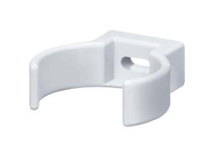 4025954806689 - Rohrschelle Clip pvc-u Fallrohrschelle Dachrinnenzubehör einfache Montage Made in Germany - dn 50 25 Stück Weiß - Weiß - Inefa