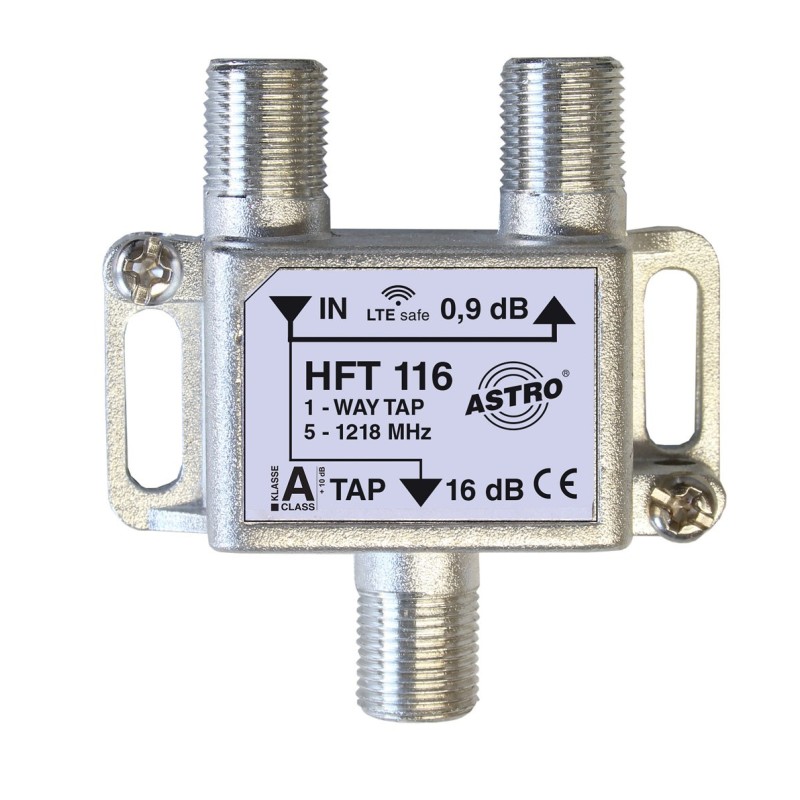 4026187196462 - ca16dB Astro HFT 116 Abzweiger 1-fach 5-1218MHz ca16dB 4026187196462