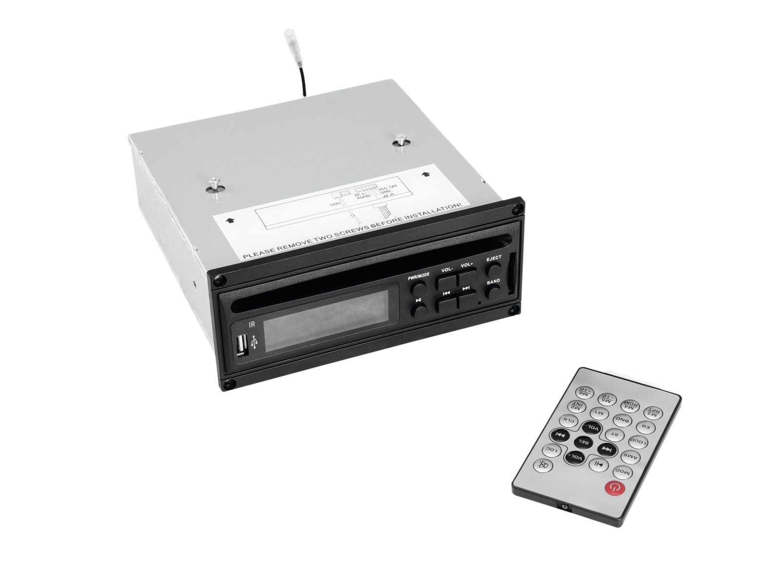 4026397614886 - OMNITRONIC MOM-10BT4 CD-Player mit USB und SD für MOM-10BT4 Kompaktbox