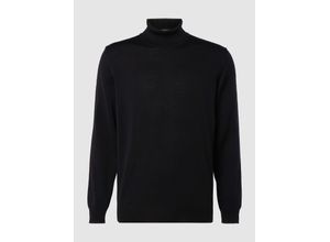 4026399050705 - Übergröße  Maerz Rollkragen-Pullover in Schwarz für Herren