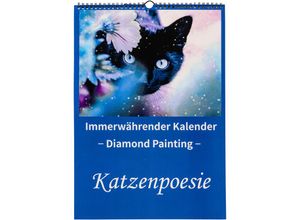 4026411060125 - Diamond Painting Kalender immerwährend (Motiv Katzenpoesie)