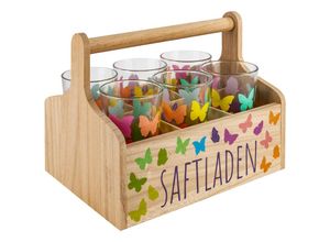 4026411060293 - Gläser-Set Saftladen mit Holzträger