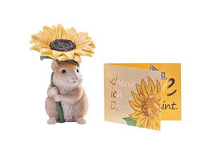 4026411698076 - Geschenkset Mutmach-Hamster Sunny inkl Grußkarte