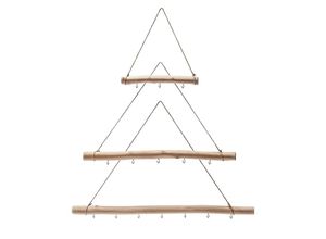 4026411702148 - Hängedeko Wood aus Holz 3er-Set mit Metallhaken