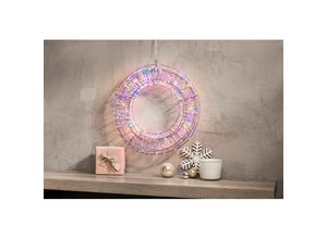 4026411702483 - LED-Dekokranz Pastel Shine 960 LEDs