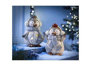 4026411704647 - LED-Deko Pinguine Hitty & Yuki 30cm 2er-Set