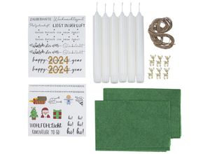 4026411705149 - Kerzen-Set mit Tattoovorlagen Weihnachten&Silvester 17-teilig