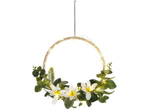 4026411705958 - LED-Dekokranz Magnolia 30 cm