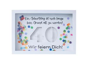 4026411705965 - Geldgeschenk Bilderrahmen (Ausführung 40 Geburtstag)